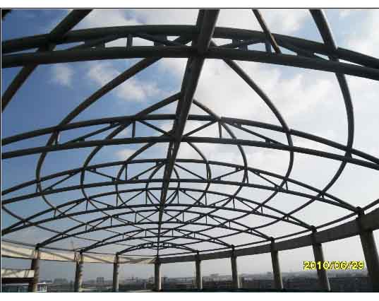 嘉兴中煤朔州宾馆管桁架工程
